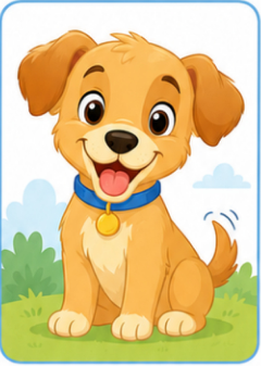 A dog